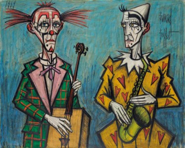 Bernard Buffet, Deux clowns, saxophone