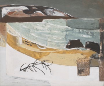 Snow on Porthmeor 1947