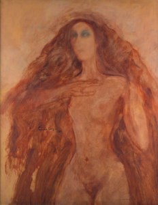 Mujer con cabellera