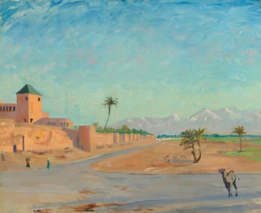 Marrakech with a Camel
