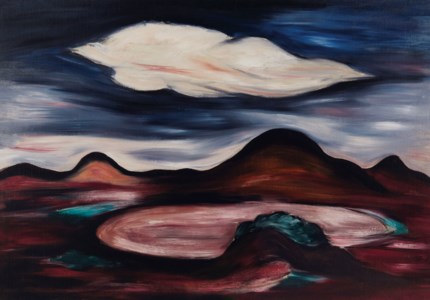 Landscape with Single Cloud