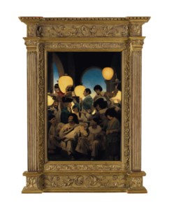 A Venetian Night's Entertainment ("The two young men were presently hobnobbing over a glass of canary...")