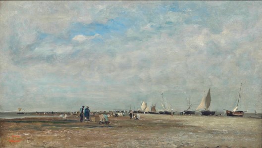 Les ramasseurs de coquillages, Trouville