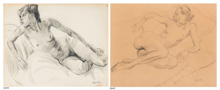 Reclining Nude (i); Resting Nude (ii)