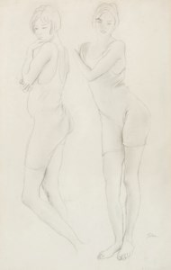 Study of two dancers