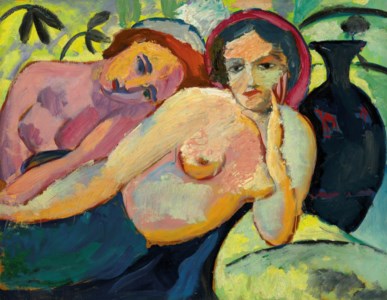 Zwei Mädchen (orientalischer Entwurf)