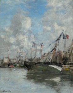 Trouville, barques é chouées