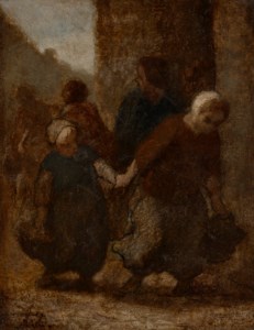 Enfants courant (Sortie de l'école)