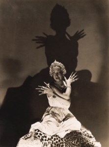 'ELSIE DE WOLFE AS MATA HARI' AND 'ELSIE DE WOLFE AS MISTINGUETTE', TWO GELATIN SILVER PRINTS