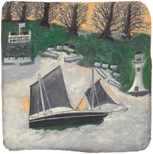 A mackerel lugger in Mount's Bay