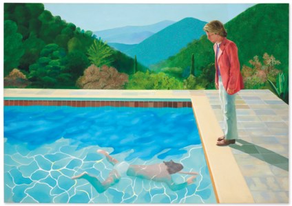 David Hockney, Portrait of an Artist (Pool with Two Figures)