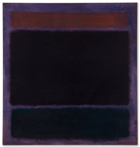 Mark Rothko, Untitled (Rust, Blacks on Plum)