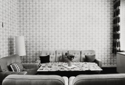 Bruggemannhof, Wohnzimmer Familie F, 1979