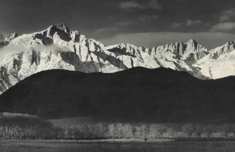 Ansel Adams, Winter Sunrise, Sierra Nevada from Lone Pine, California, 1941