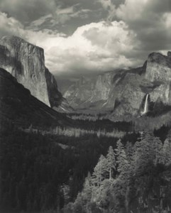 Ansel Adams, Clouds, Yosemite Valley, 1945