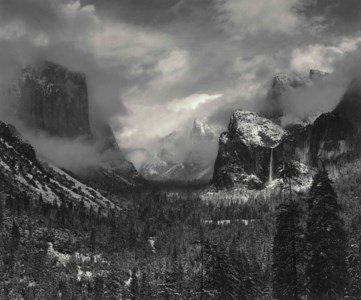Ansel Adams, Clearing Winter Storm, Yosemite Valley, c. 1939