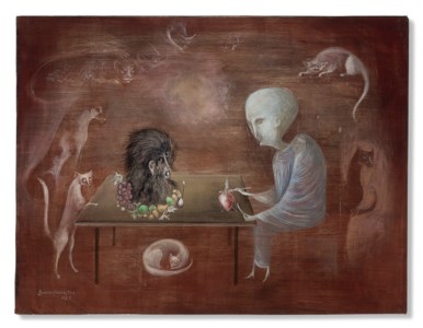 Pensador (also titled Un petit déjeuner ( Portrait of Inés Amor ) )