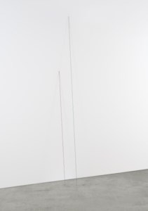 Untitled (Sculptural Study, Two-part Leaning Construction)
