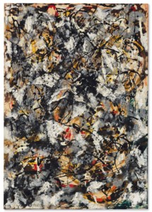 Jackson Pollock, Composition with Red Strokes