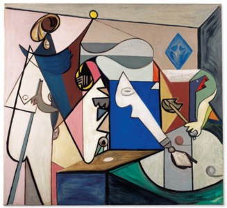 David Smith, Untitled (Billiard Players)