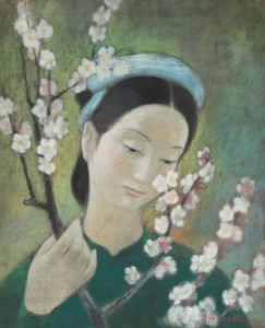 Dame aux cerisiers en fleurs (Lady with Cherry Blossoms)