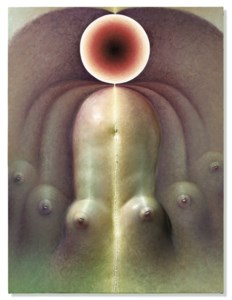 In the act of conception