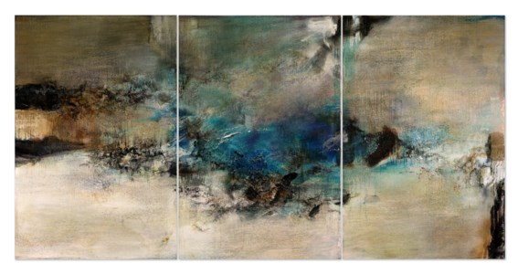 Zao Wou-Ki, 05.06.80 - Triptyque