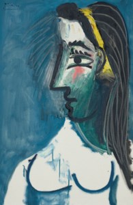 Pablo Picasso, Buste de femme nue (Tête de profil)