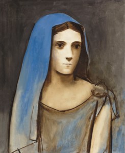 Pablo Picasso, Buste de femme au voile bleu