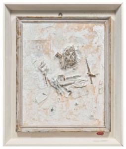 Assemblage reliquaire avec autoportrait