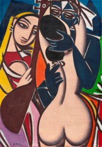 Untitled (Radha and Krishna Embracing)