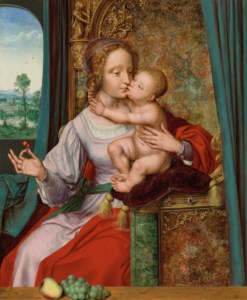 QUENTIN METSYS (LEUVEN 1465⁄6-1530 ANTWERP), The Madonna of the Cherries