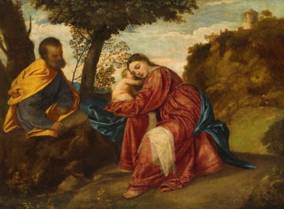 TIZIANO VECELLIO, CALLED TITIAN, The Rest on the Flight into Egypt