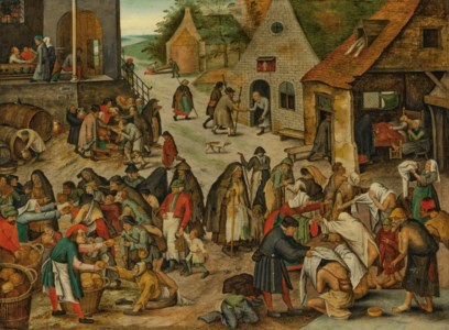 PIETER BRUEGHEL THE YOUNGER, The Seven Acts of Mercy