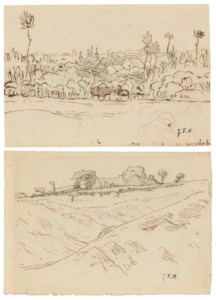 Landscape near Vichy and the Auvergne (i); Landscape in Auvergne (ii)