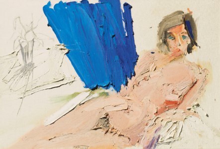 Untitled (Nude with Blue)