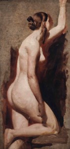 Study of a kneeling nude