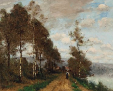 Une route pres de la rivière