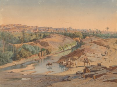 On the outskirts of Cairo