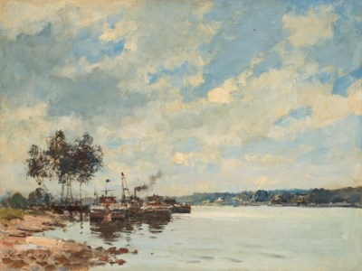 The Seine near Pont de L'Arche