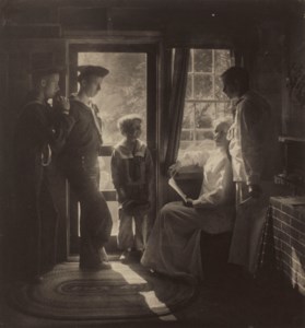 Sunshine in the House (Clarence H. White and family), 1913