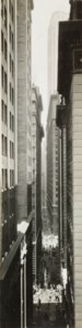 View of Exchange Place from Broadway, New York, 1934