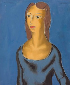 Woman in Blue