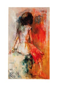Jeune fille assise