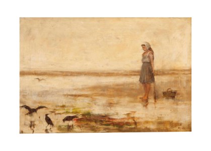 Digging for clams