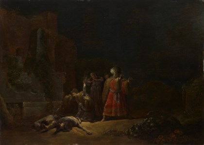 The discovery of Pyramus and Thisbe