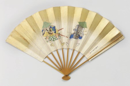 Fuwa Banzaemon and Nagoya Sanza from the kabuki play Sayaate