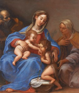 The Holy Family with Saints Elizabeth and John the Baptist