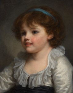 Portrait of a girl, bust-length