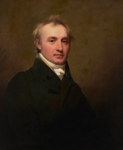 Portrait of a gentleman, said to be the Rev. John Lockhart (1761-1842), half-length, in a black coat